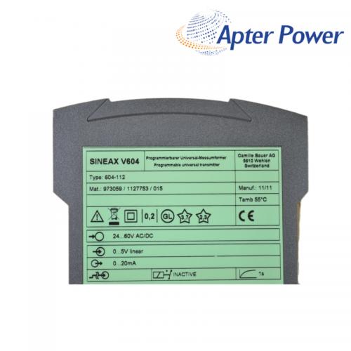 SINEAX V604 604-112  Programmable Universal Transmitter